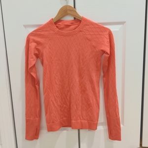 LuluLemon Pink Cold Running Long Sleeve